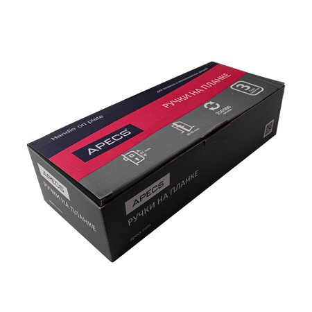 Изображение Ручки нажимные на планке Apecs HP-85.1618 №3