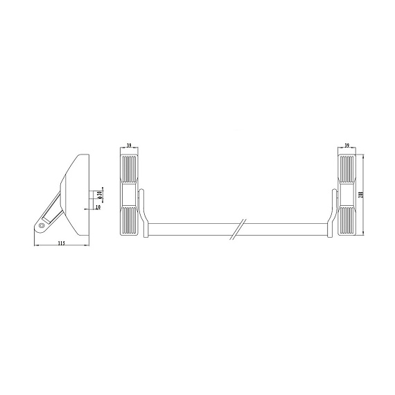 Изображение Ручка push-bar Doorlock PD700 №2